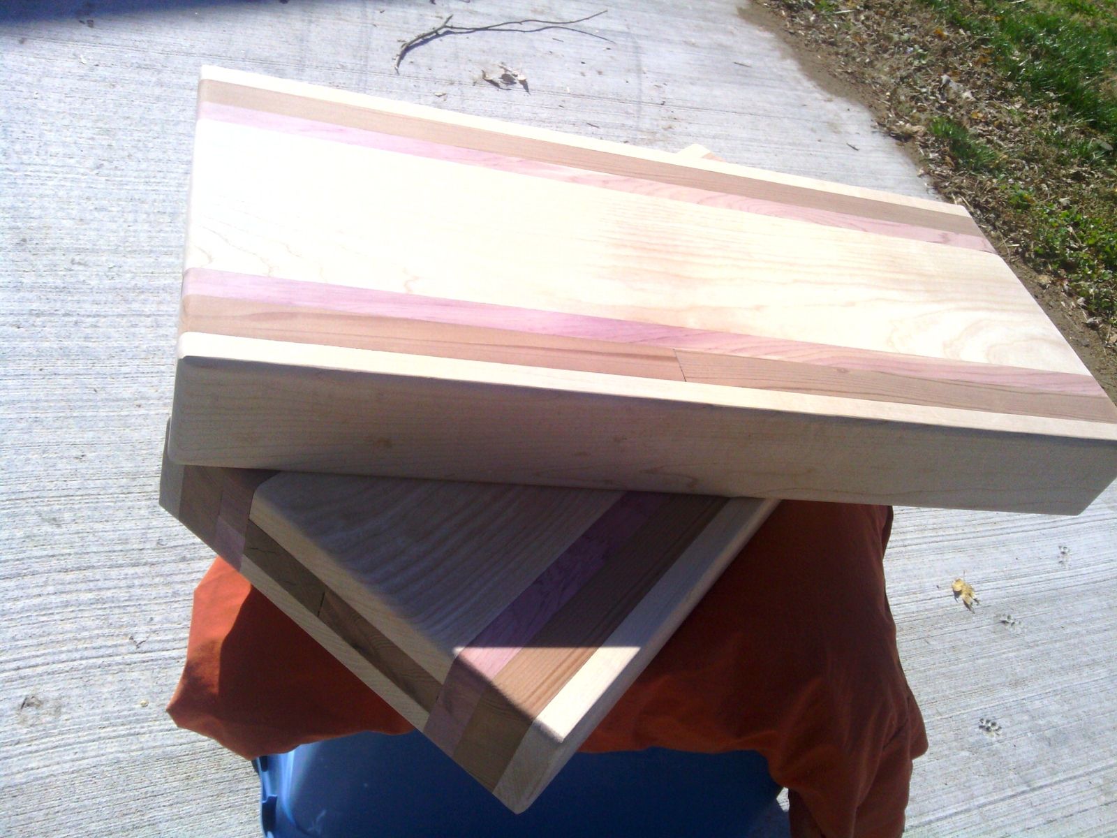 Buy a Hand Made Solid Wooden Chopping Block, made to order from The