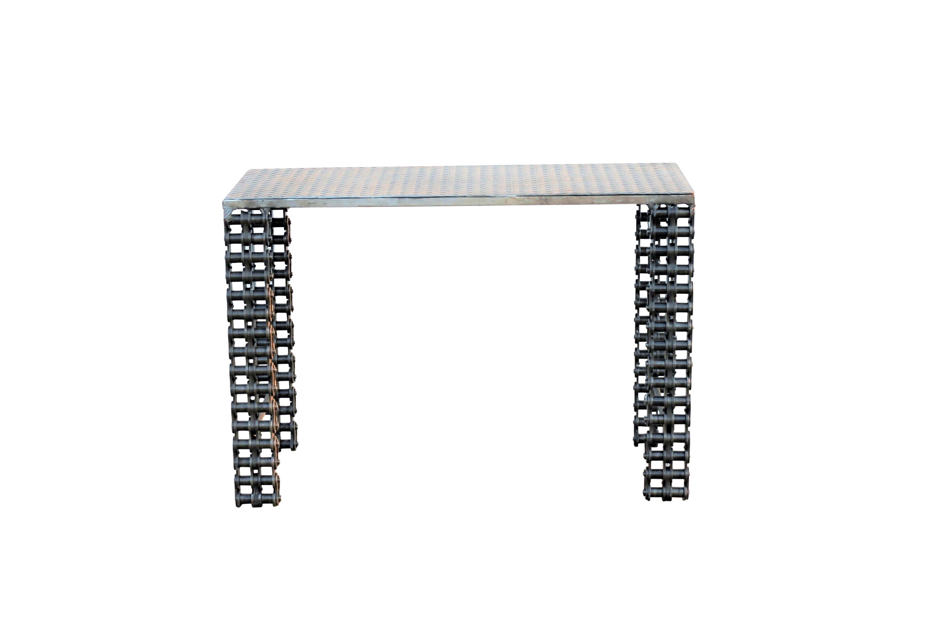 Buy a Custom Made Upcycled Metal Table Garden Furniture, made to order from Recycled Salvage