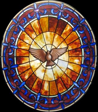Custom Made Holy Spirit Window