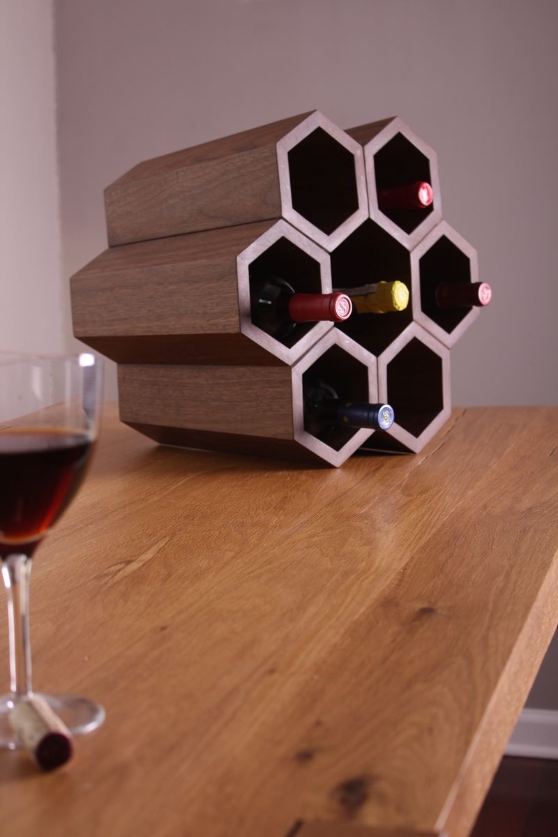 Hand Crafted (Wine Rack) by Gary Moore Furniture