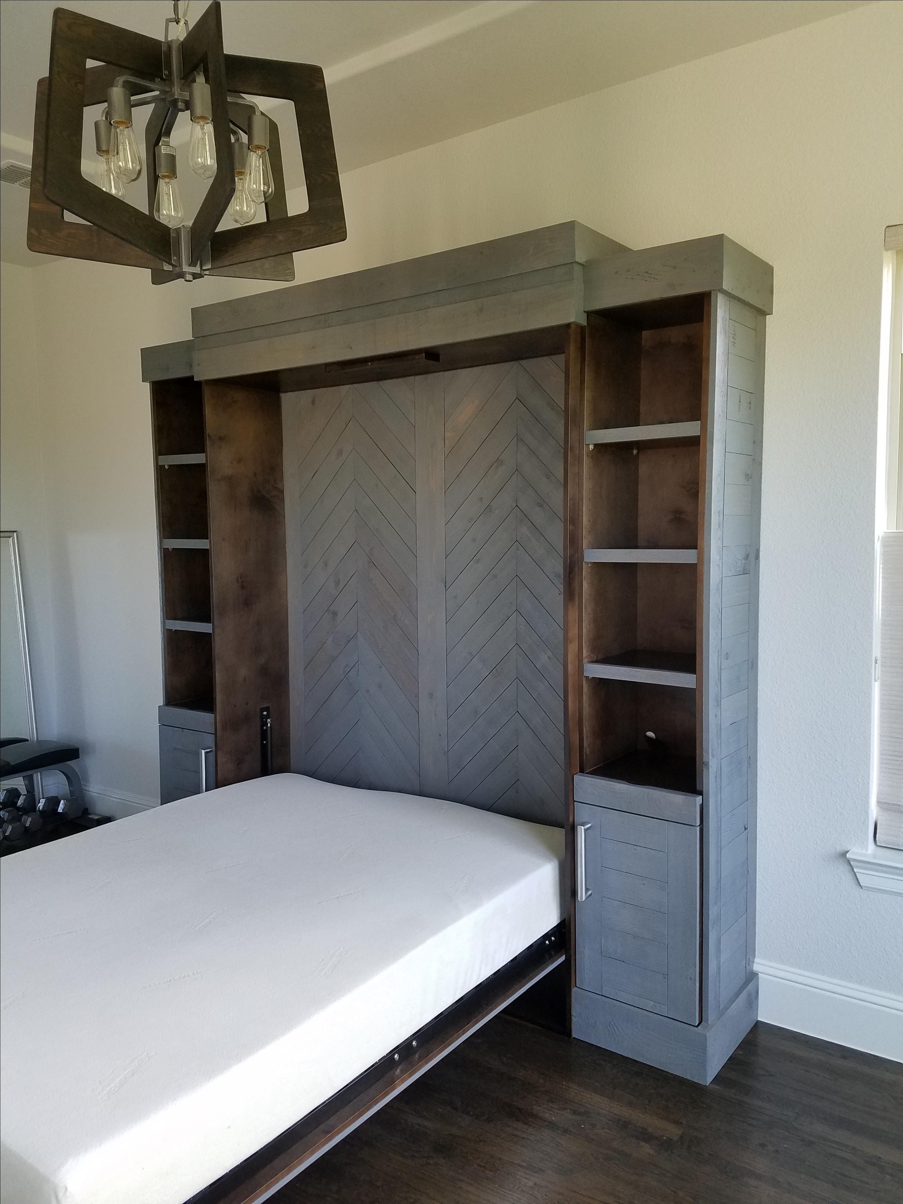 Handmade Custom Murphy Bed Design By Royals Remodeling Design Company