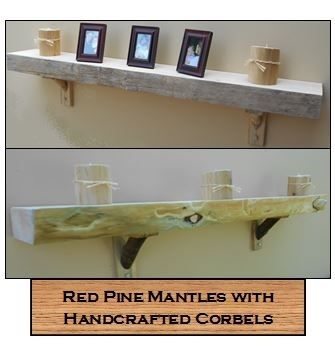 Custom Made Rustic Slab Mantles And Floating Shelves