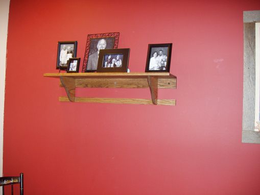Custom Made Hanging Wall Shelves