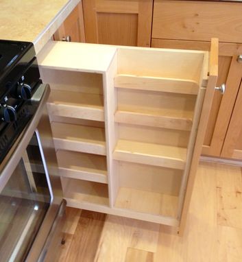 Custom Made Pull Out Spice Rack