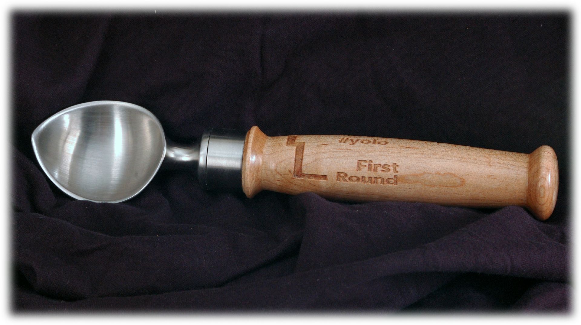 Custom Ice Cream Scoops by ShopDog Turnery