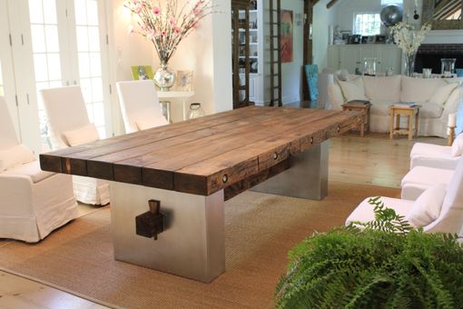 Custom Made Barn Wood Dining Table