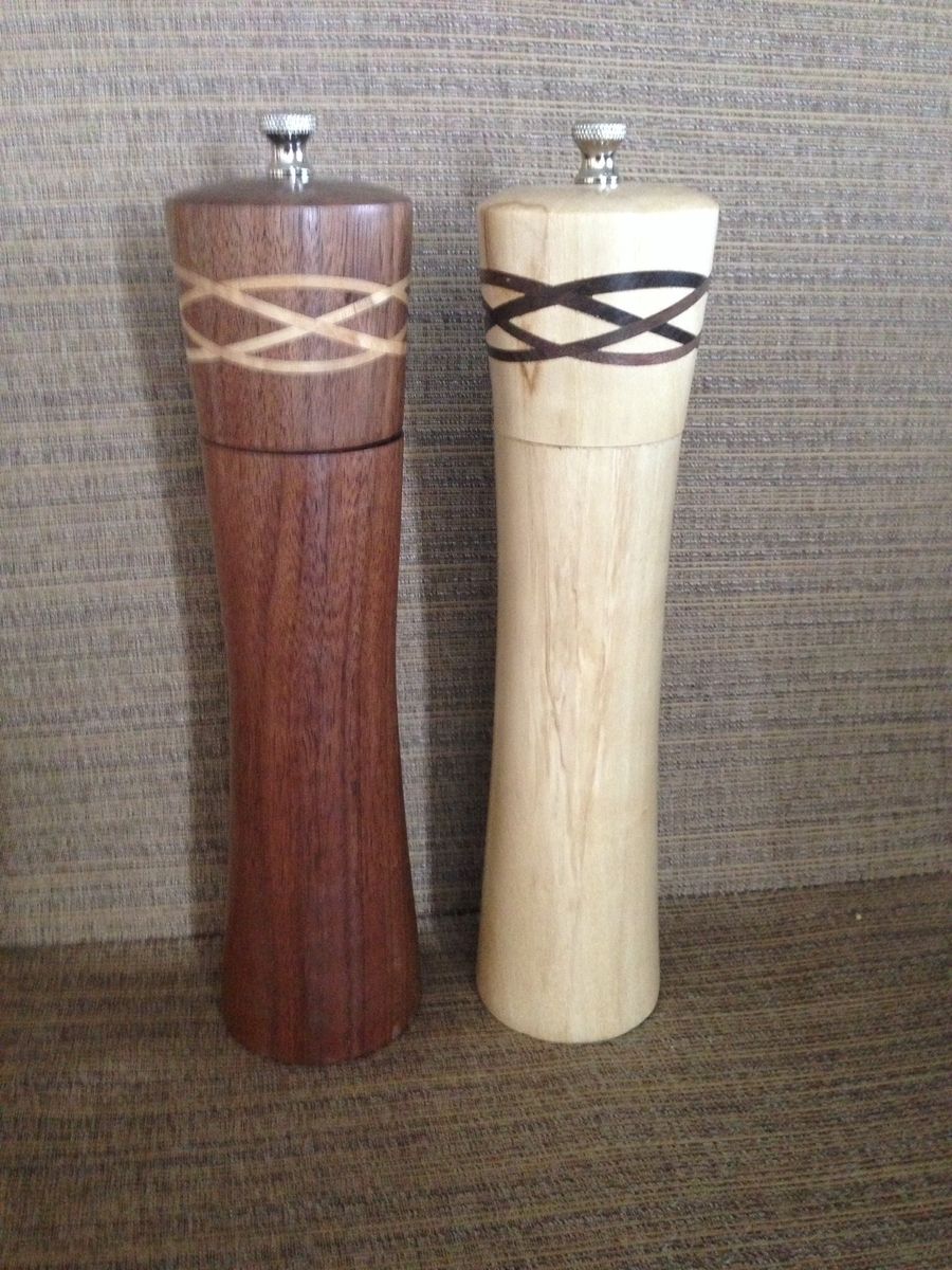 Hand Crafted Salt And Pepper Mills by Flexpc, LLC