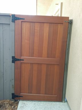 Custom Made Garden Door Made In Sapele Wood