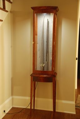 Custom Made Confederate Sword Cabinet