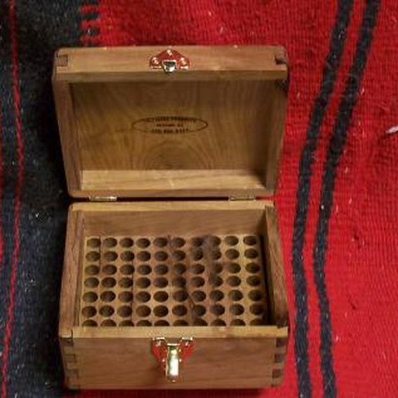 Hand Made Mesquite Ammo Box by J & J Wood Products