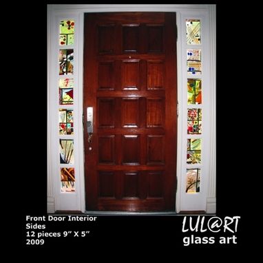 Custom Made Front Door Sides – 12 Pieces Of 7” X 12” Each - 2010