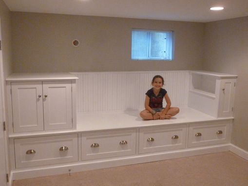 Custom Made Large Storage Bench - Bed