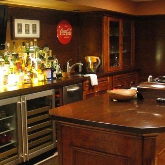 Custom Home Bar by Summit Homecrafters C.O