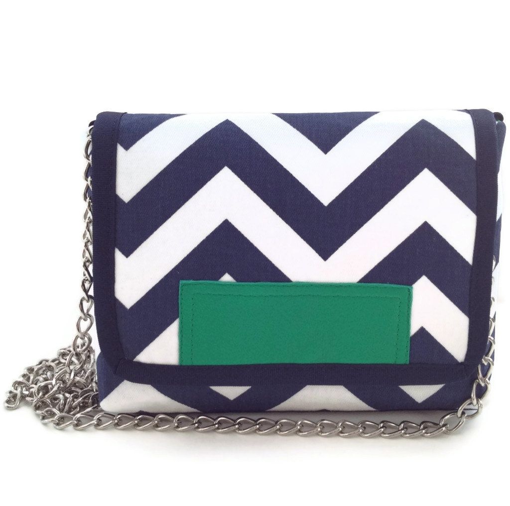 Custom Made Cross Body Bag In Navy Blue And Green Chevron Stripe. The ... Custom Made Cross Body Bag In Navy Blue And Green Chevron Stripe. The ...
