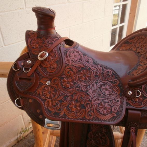 Hand Made Custom Made Wade Tree Saddle by 2nd Chance Custom Leather