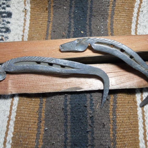 Handmade Horseshoe Hoof Picks With Horse Head by Black Cat
