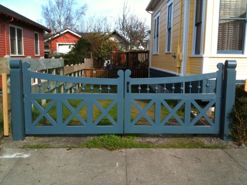 Custom Made Victorian Style Wooden Gates