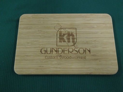 Custom Made Engraved Bamboo Cutting Board | Personalized Logo, Custom Design