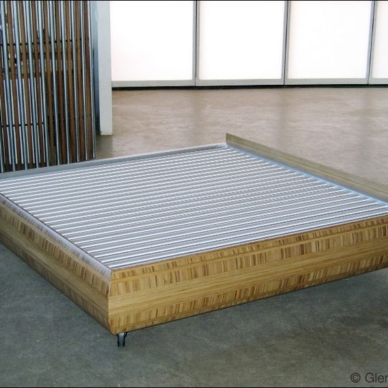 Hand Made Custom King Size Bed Frame by Glendon Good Custom Fabricating