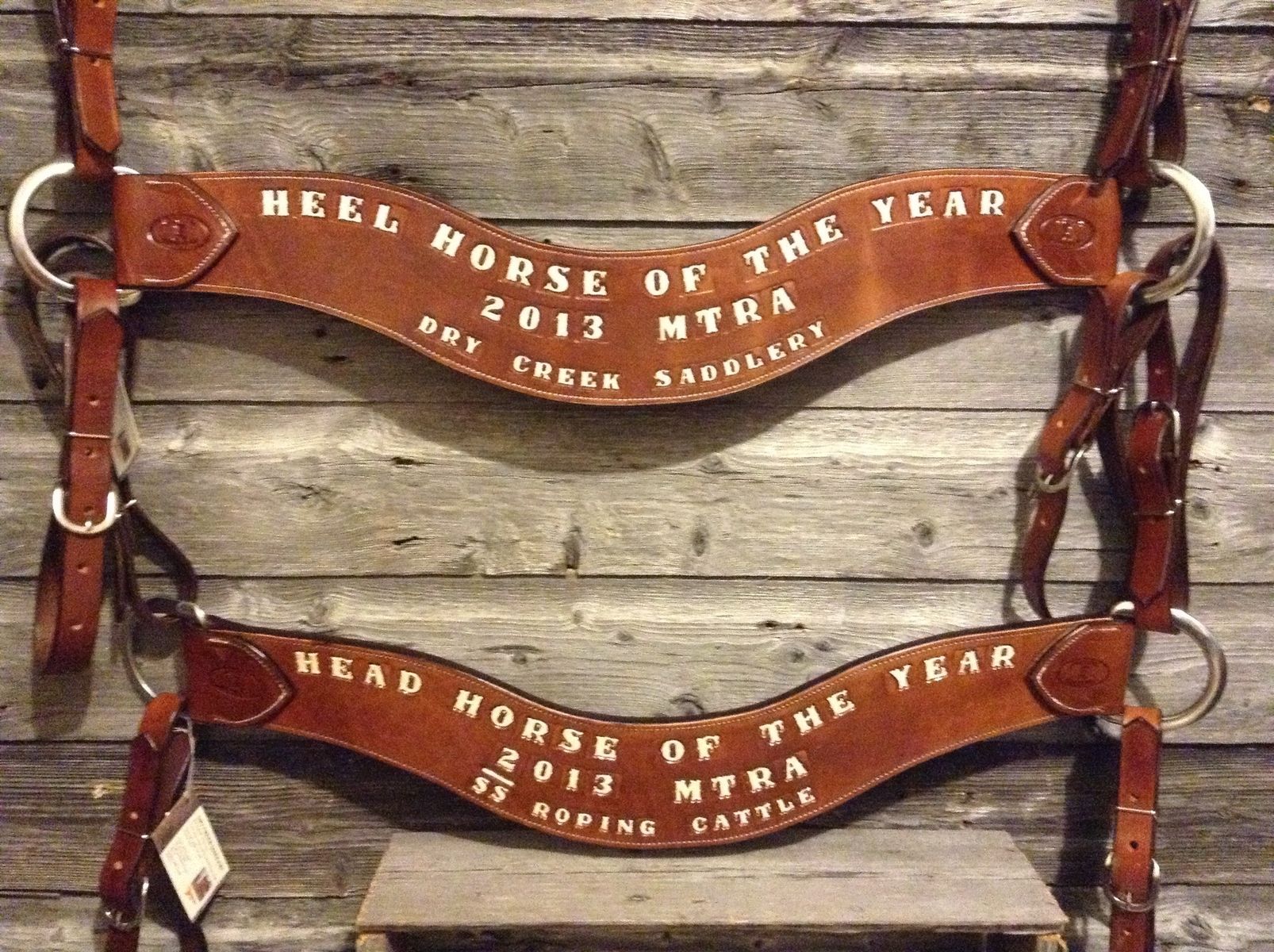 Hand Crafted Trophy Breast Collars by Dry Creek Saddlery And Silver