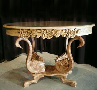 Custom Made Swan Table