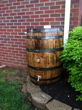 Custom Made Bourbon Barrel Rain Barrel
