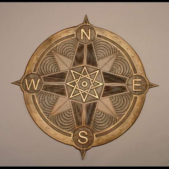 Handmade Bronze Compass Rose By Schaal Arts Inc CustomMade