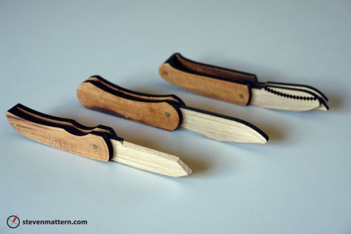 Hand Made Wooden Toy Knives by Steven Mattern Design + Build