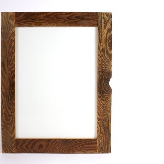 Handmade Reclaimed Wood Chalkboard // Rustic Barn Wood Whiteboard by