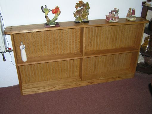 Custom Made Oak Bookcase And Or Nick Nack Display