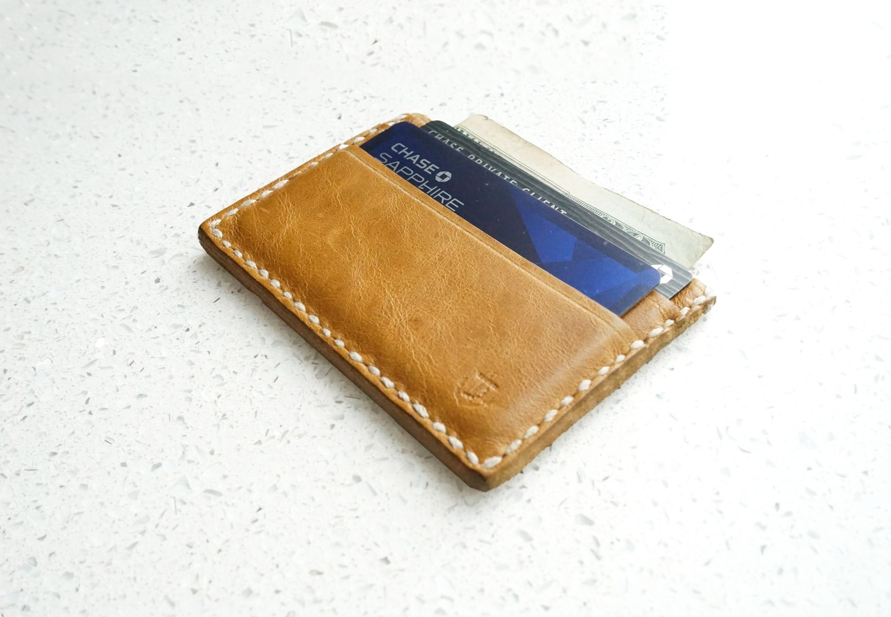 Custom Men&#39;s Leather Wallet Card Holder by AnchorLEatherGoods | 0