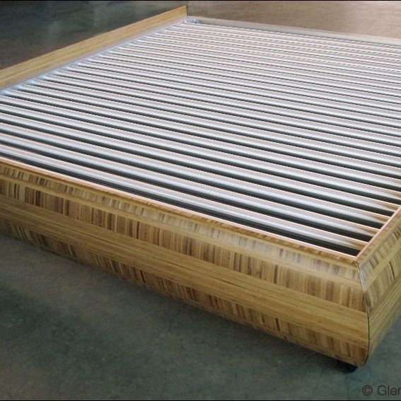 Hand Made Custom King Size Bed Frame by Glendon Good Custom Fabricating