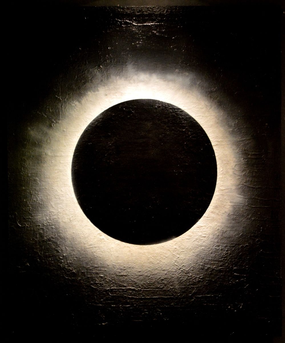 Eclipse- Large Acrylic Abstract Painting