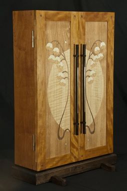 Custom Made Lily Of The Valley Jewelry Cabinet