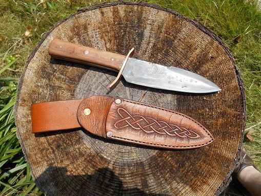 Custom Made Celtic Knotwork Knife Sheath