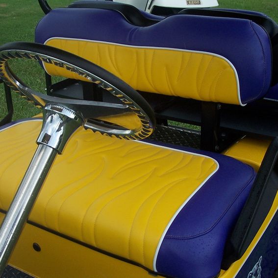 Handmade Lsu Golf Cart by Bayou Boogie Customs