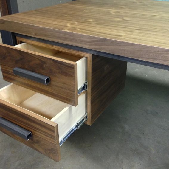 Hand Made Office Desk by Knack Fab