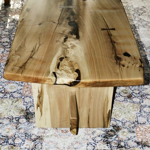 Custom Silver Maple Coffee Tables by Garybd Woodworking