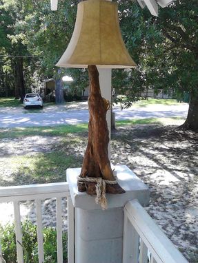 Custom Made Natural Driftwood Lamp