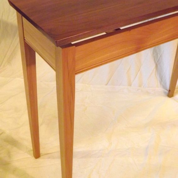 Custom Floating Top Hallway Table by Brink's