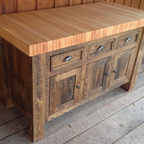Hand Crafted Butcher Block Islands by Unique Custom Furniture, LTD