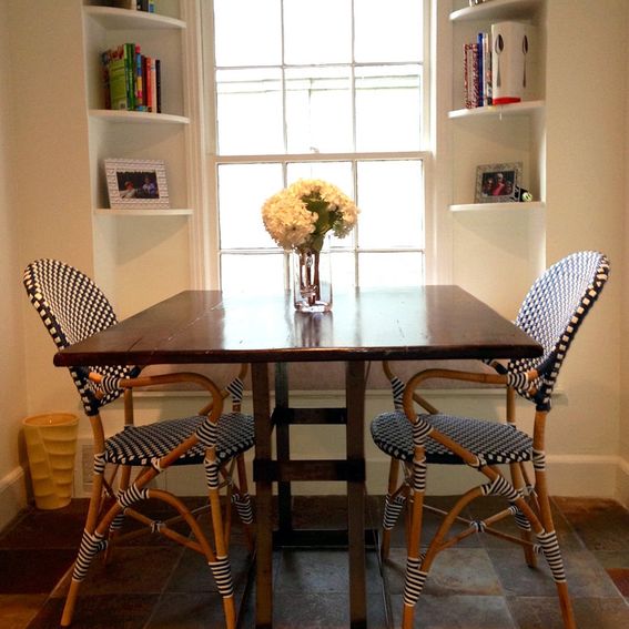 Buy a Handmade Reclaimed Wood Dining Table With Contemporary Metal Base
