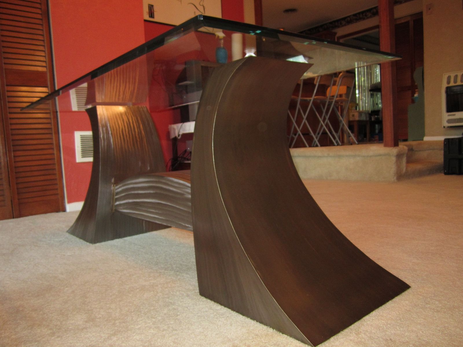 Hand Made Jazz Series / Metal Sculpture / Coffee Table by James Perkins