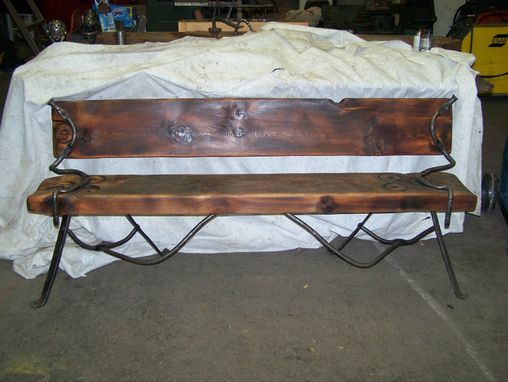 Custom Made Trout Unlimited Benches