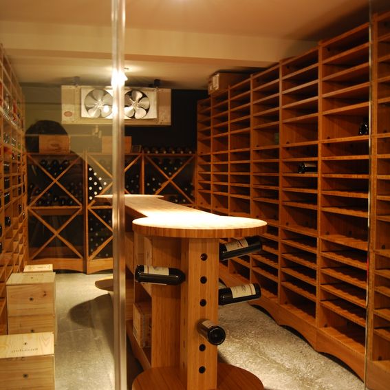 Custom WineCube Modular Wine Storage System Wine Cellar by WineCube