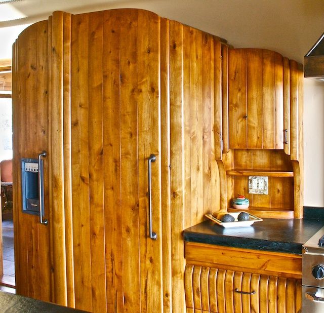 Custom Made Sculpted Alder by Woodgrain Woodworks