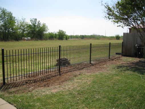 Custom Made Hand Forged Picket Fence
