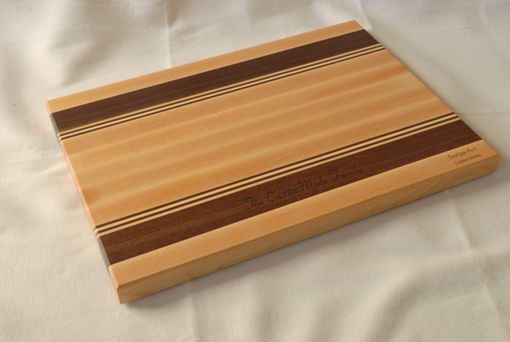 Custom Made Personalized Wood Cutting Board With Engraving
