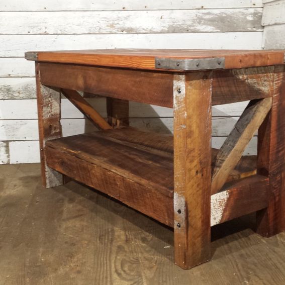 Buy a Hand Made Saloon Style Western Coffee Table, made to order from