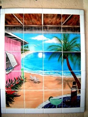 Custom Made Seascape Tile Murals